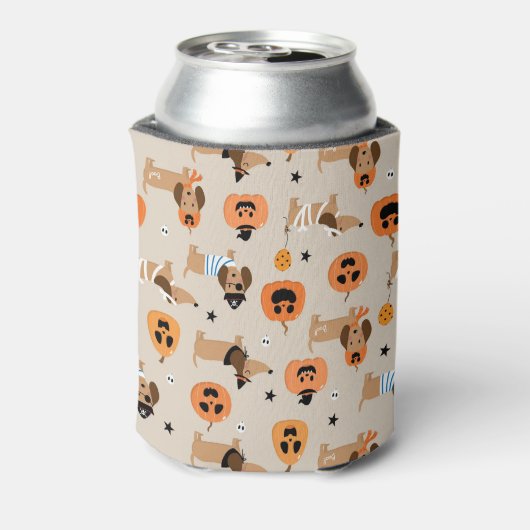 Rafraîchisseur Pour Canette Dachshunds en Halloween Costumes Motif (Can Dos)