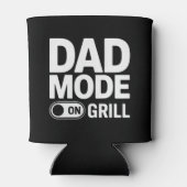 Rafraîchisseur Pour Canette Dad Mode Grill On BBQ Humor (Dos)