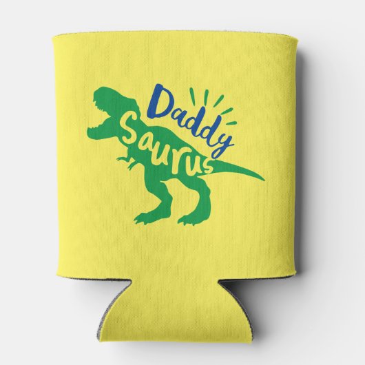 Rafraîchisseur Pour Canette Daddy Saurus T-Rex Silhouette (Dos)