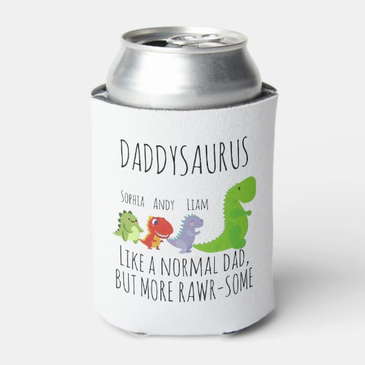 Rafraîchisseur Pour Canette Daddysaurus, un Daddysaurus (Can devant)