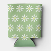 Rafraîchisseur Pour Canette Dainty Daisy Can Cooler (Sage Green & White) (Devant)
