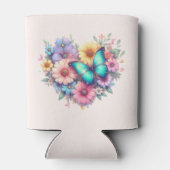 Rafraîchisseur Pour Canette Daisy Flowers with a Beautiful Butterfly (Dos)