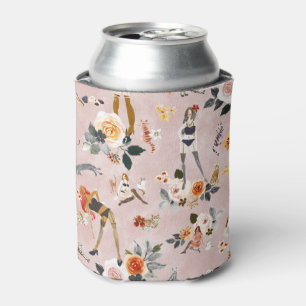 Rafraîchisseur Pour Canette DAME AUX CHATS Floral Blush