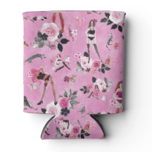 DAME CHAT FLORAL Rose Chaud