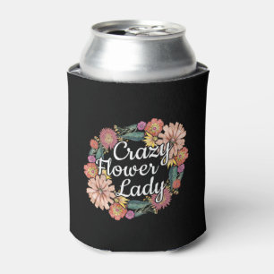 Rafraîchisseur Pour Canette Dame des fleurs folles - Zinnia Gardener