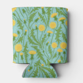 Rafraîchisseur Pour Canette Dandelions, vert, jaune et bleu (Dos)