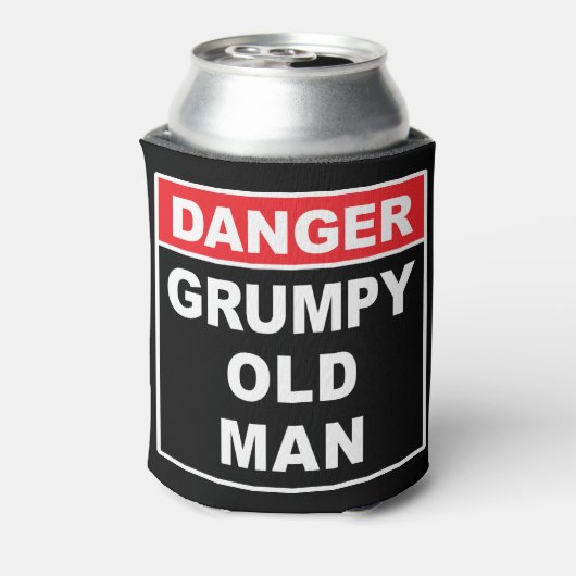 Rafraîchisseur Pour Canette Danger : Grumpy Old Man - Drôle Gag Joke Gift (Can Dos)