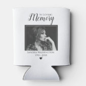 Rafraîchisseur Pour Canette Dans la mémoire aimante | Mémorial photo (Dos)