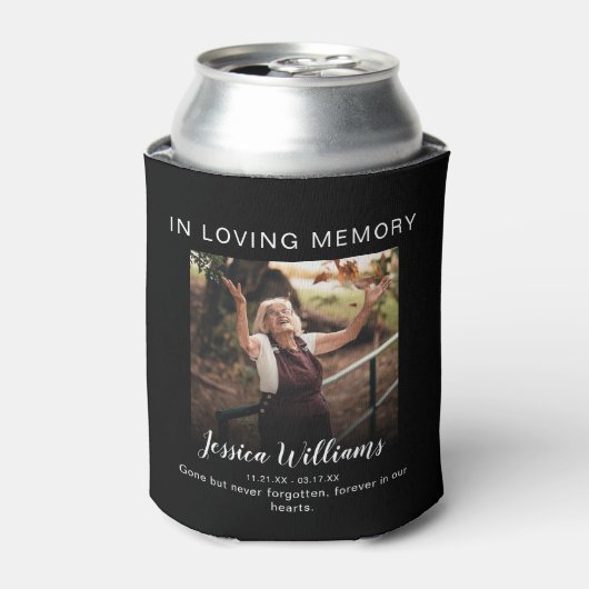 Rafraîchisseur Pour Canette Dans Loving Memory | 5 Photo Collage | (Can devant)