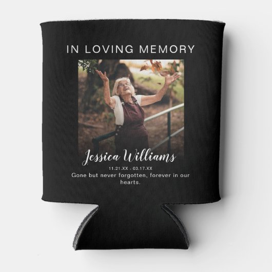 Rafraîchisseur Pour Canette Dans Loving Memory | 5 Photo Collage | (Devant)