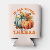 Rafraîchisseur Pour Canette Dans toutes les choses donner Merci Citrouille (Dos)