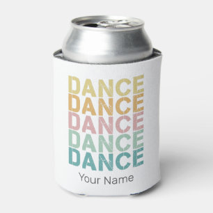 Rafraîchisseur Pour Canette Danse Lettres Vintages Pour Retro Disco House