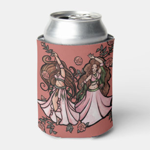Rafraîchisseur Pour Canette Danseurs du ventre Roses rose Mauve Rose danse du