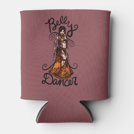 Rafraîchisseur Pour Canette Danseuse du ventre déesse (Devant)