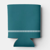 Rafraîchisseur Pour Canette Dark Teal Modern Typography Wedding (Dos)