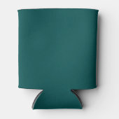 Rafraîchisseur Pour Canette Dark Teal Solid Color (Devant)