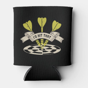 Rafraîchisseur Pour Canette Darts - Je frapperais ce Bullseye