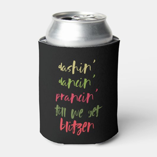 Rafraîchisseur Pour Canette Dashin' Dancin' Prancin' Christmas Can Cooler (Can devant)