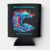 Rafraîchisseur Pour Canette Dauphin coloré (Devant)