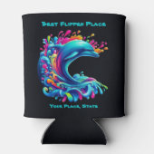 Rafraîchisseur Pour Canette Dauphin coloré (Dos)