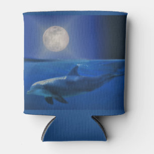Rafraîchisseur Pour Canette Dauphin et Lune Nautique