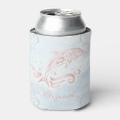 Rafraîchisseur Pour Canette Dauphin rose Personnalisé Can Cooler (Can devant)