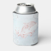 Rafraîchisseur Pour Canette Dauphin rose Personnalisé Can Cooler (Can Dos)