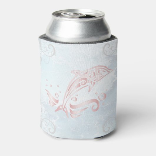 Rafraîchisseur Pour Canette Dauphin rose Personnalisé Can Cooler (Can Dos)