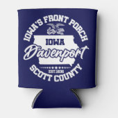 Rafraîchisseur Pour Canette Davenport, Iowa (Devant)