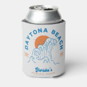 RAFRAÎCHISSEUR  POUR CANETTE DAYTONA BEACH FLORIDA VACANCES D'ÉTÉ VAGUES (Can Dos)