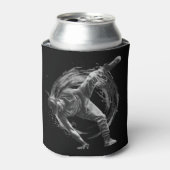Rafraîchisseur Pour Canette Décor Style urbain Monochrome Motion Art (Can devant)