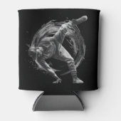 Rafraîchisseur Pour Canette Décor Style urbain Monochrome Motion Art (Devant)