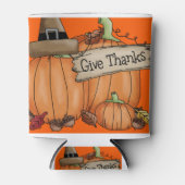 Rafraîchisseur Pour Canette Décor Thanksgiving (Devant)