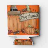 Rafraîchisseur Pour Canette Décor Thanksgiving (Dos)
