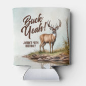 Rafraîchisseur Pour Canette Deer Hunting Buck Yeah 40th Birthday (Dos)