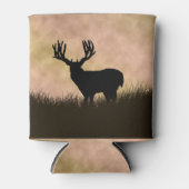 Rafraîchisseur Pour Canette Deer Stag Silhouette Paysage Chasse (Devant)
