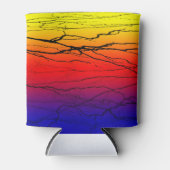 Rafraîchisseur Pour Canette Dégradé Abstrait (Devant)