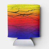 Rafraîchisseur Pour Canette Dégradé Abstrait (Dos)