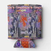 Rafraîchisseur Pour Canette Demain's Way Aujourd'hui Retro Future Art (Dos)