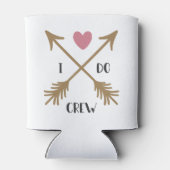 Rafraîchisseur Pour Canette Demande en mariage de l'équipe I DO CREW (Dos)