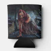 Rafraîchisseur Pour Canette Déplaisante fille sanglante (Dos)