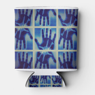 Rafraîchisseur Pour Canette déplaisante main bleue