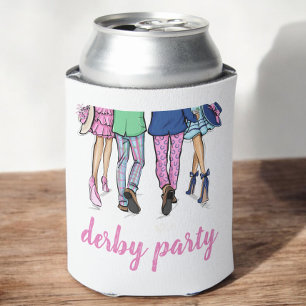Rafraîchisseur Pour Canette Derby Party Horse Racing Mode Preppy Custom