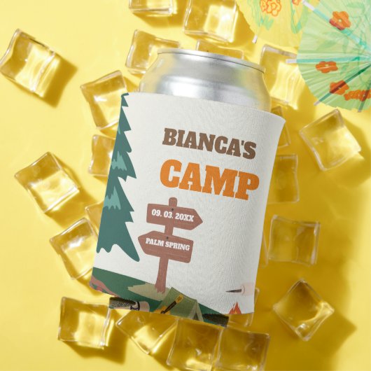 Rafraîchisseur Pour Canette Dernier sentier avant le Veil Camp Bachelorette Pa (Été in situ)