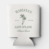 Rafraîchisseur Pour Canette Dernier Splash Beach Palms Bachelorette (Dos)