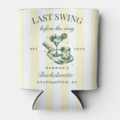 Rafraîchisseur Pour Canette Dernier Swing Avant Le Week-End Pickleball Bach (Devant)