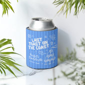 Rafraîchisseur Pour Canette Dernier Toast Bachelorette Can Cooler - Retro Stri