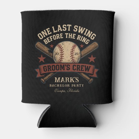 Rafraîchisseur Pour Canette Dernière partie de baseball pour l'enterrement de (Devant)