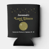 Rafraîchisseur Pour Canette Dernière soirée Disco pour la mariée, enterrement (Dos)