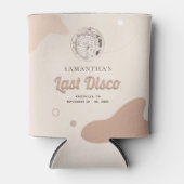 Rafraîchisseur Pour Canette Dernière soirée disco rétro pour l'enterrement de  (Devant)